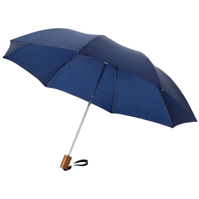 Bullet Mens 20 Oho 2-Section Umbrella in Navy Navy Male