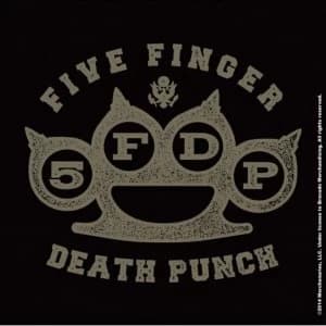 Five Finger Death Punch - Brass Knuckle Single Cork Coaster