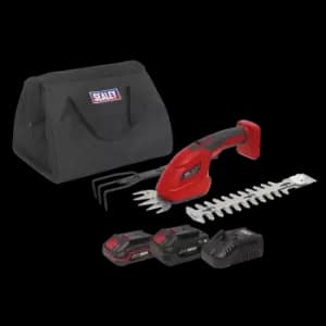 Sealey Cordless 3 in 1 Garden Tool Kit 20V SV20 Series 2 Batteries