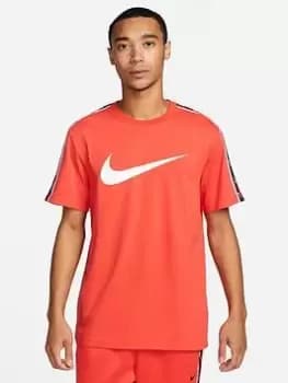 Nike Nsw Repeat Swoosh Tee - Red