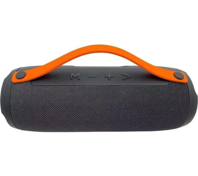 MENKIND Boom Portable Bluetooth Speaker - Grey & Orange,Silver/Grey 5056327920519