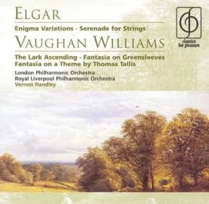 ENIGMA VARIATIONS - SERENADE FOR STRINGS by Ralph Vaughan Williams CD Album