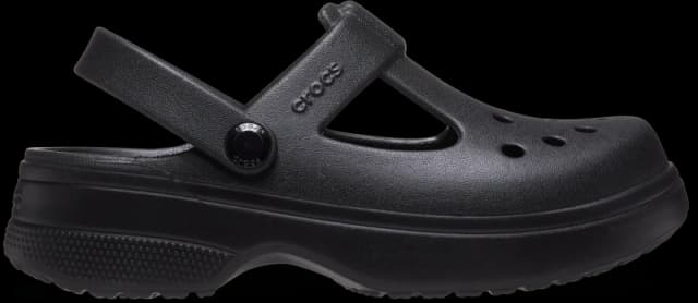 Crocs Kids Classic Mary Jane Toddler Clogs Black, 7infant