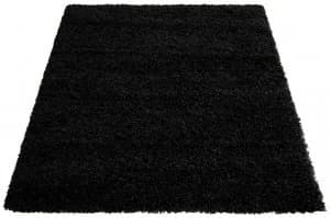 Jazz Shaggy Rug - 120x170cm - Black.