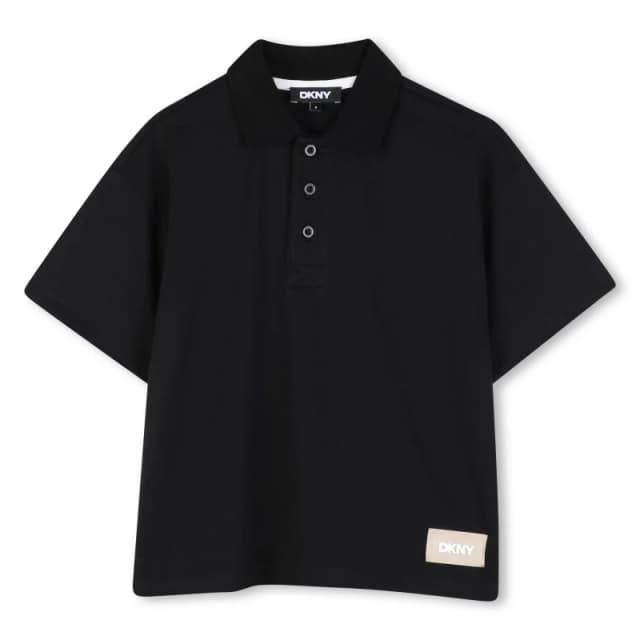 DKNY SS Polo Jn63 Black male 6Y