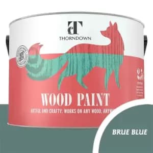 Thorndown Brue Blue Satin Interior and Exterior Wood Paint 2.5L