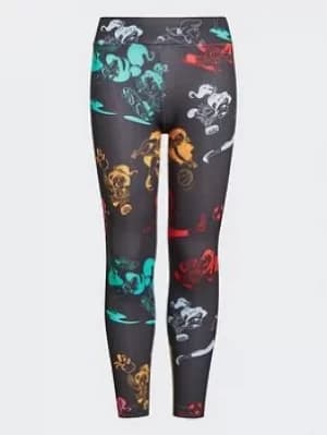 adidas Disney Comfy Princesses Leggings, Multi, Size 3-4 Years, Women