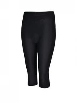 Dare 2b Womens Worldy Gel Cycling Capri - Black, Size 12, Women