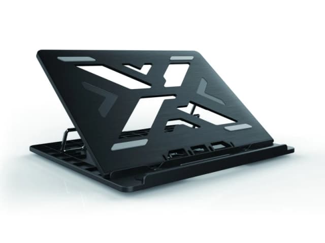 Conceptronic ERGO Laptop Cooling Stand Notebook stand Black 39.6cm (1