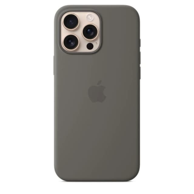 Apple iPhone 16 Pro Max Silicone Case with MagSafe' for iPhone 16 Pro Max - Stone Grey