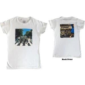 The Beatles - Abbey Road Ladies XX-Large T-Shirt - White