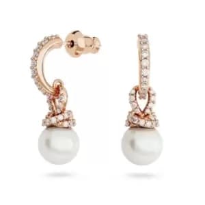 Originally White Rose Gold-tone Plated Drop Earrings 5669524