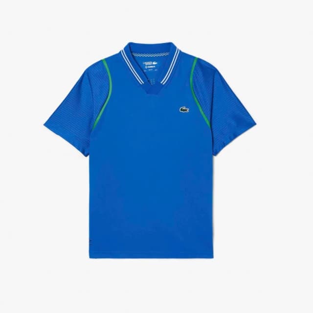 Lacoste Tennis x Daniil Medvedev Polo Shirt - Blue Blue XS