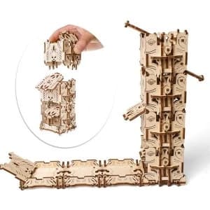 Modular Dice Tower UGears 3D Wooden Model Kit