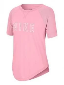 Nike Girls Dry Trophy Short Sleeve Top