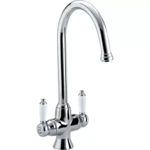 Bristan Renaissance Mono Mixer Kitchen Tap in Chrome Brass