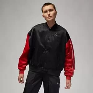 Jordan W J Flight Renegade Core Jacket, Black/Gym Red/White, Female, Jackets & Outerwear, DV1414-010