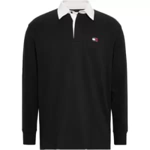 Tommy Jeans Tjm Badge Rugby - Black