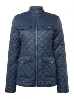 Barbour Formby Quilted Short Jacket Blue