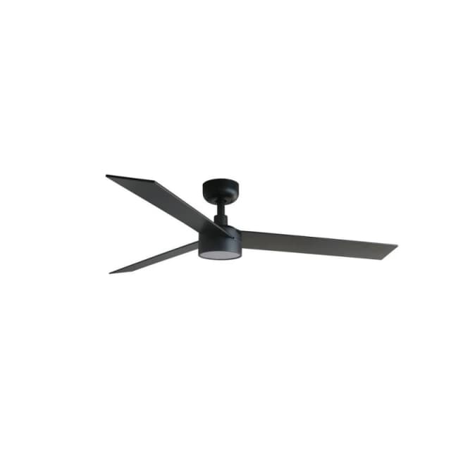 Rudder Large LED Black, Walnut DC Ceiling Fan 6 Speed