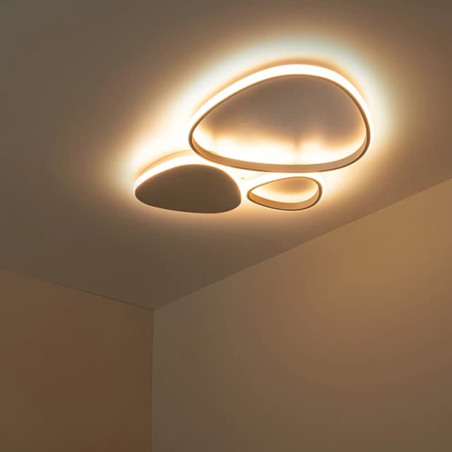 Lucide Lucide Samling 430 LED Flush Ceiling Light - Taupe