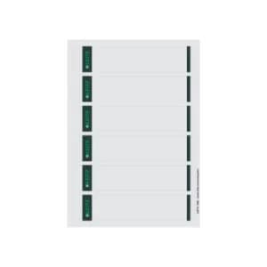 PC Printable Self-adhesive Spine Labels for Standard Lever Arch Files Narrow and Short Grey (Pack 600)