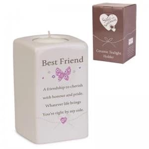 Said with Sentiment Tea Light Holder - Best Friend