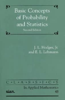 Basic Concepts of Probability and Statistics by J. L. Hodges Paperback