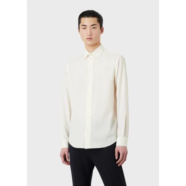 Emporio Armani Shirt Oxford Shirt - Long Sleeve S White 29240801350