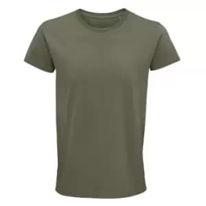 SOLS Mens Crusader Organic T-Shirt (3XL) (Khaki)