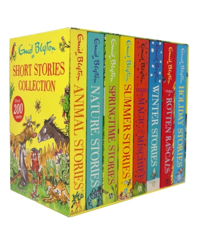 Enid Blyton Short Stories Collection Box Set 8 Books Animal Nature Springtime Summer Enid Blyton Books