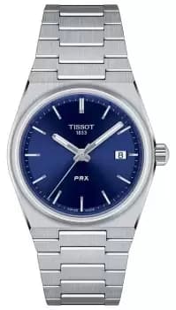 Tissot T1372101104100 PRX 35mm Blue Dial Stainless Steel Watch