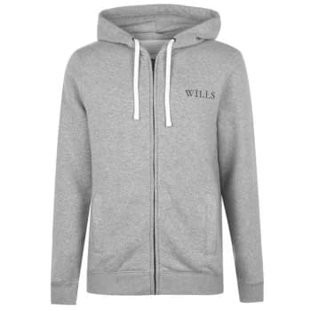 Jack Wills Pinebrook Zip Hoodie - Grey Marl