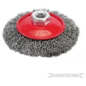 Silverline - Steel Crimp Bevel Brush - 115mm