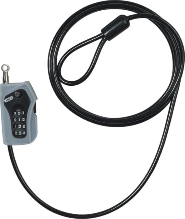 ABUS Combiloop 205 Steel Cable, black, Size 200cm for Men