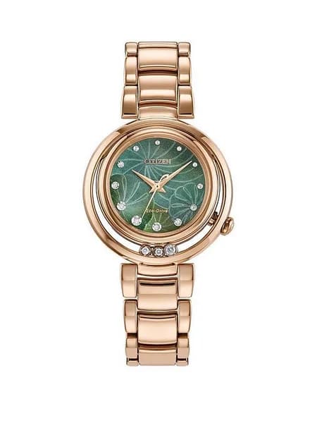 Citizen L Arcly EM1113-58Y Diamond Set Bracelet Watch - W92155