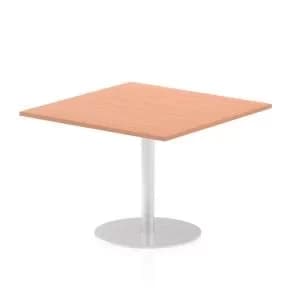 Italia Poseur Table Square 10001000 Top 725 High Beech
