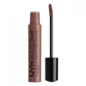 NYX Professional Makeup Liquid Suede Metallic Matte Lipstick Brooklyn thorn