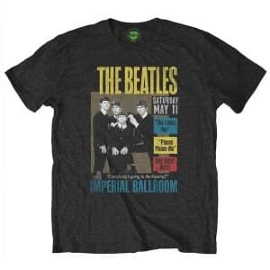 The Beatles - Imperial Ballroom Unisex X-Large T-Shirt - Black