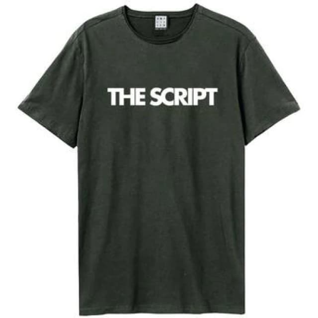 Amplified Amplified Men Satellites The Script T-Shirt in Charcoal Size: X-Small Charcoal XS Male 5063652563588