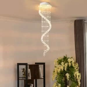 Modern Crystal Droplet Ceiling Light 110cm