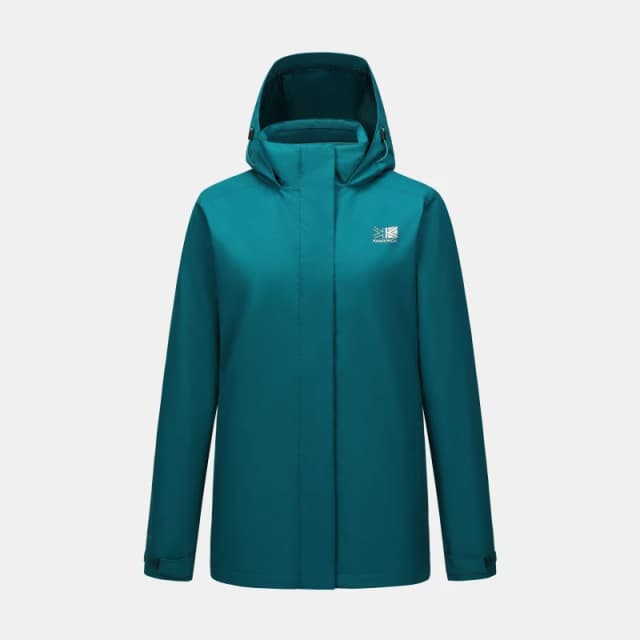 Karrimor Womens WeatherTite Waterproof 3-in-1 Jacket Teal female 10 (38)