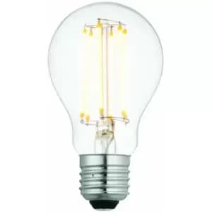 E27 Edison Dimmable LED Light Bulb 6W Warm White 2700K Glass gls Filament Lamp