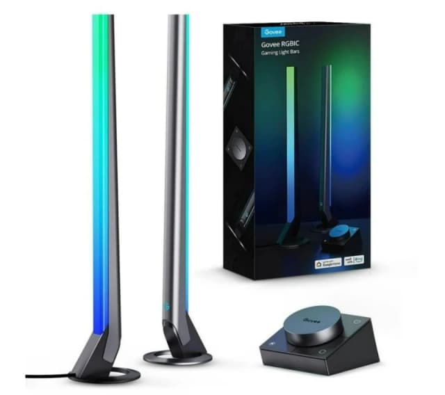 GOVEE H6047 RGBIC Gaming Light Bar with Alexa & Google Assistant - Twin Pack 6974316993537