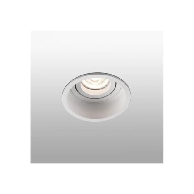 Netlighting Hyde White Tiltable round Recessed Downlight GU10 White