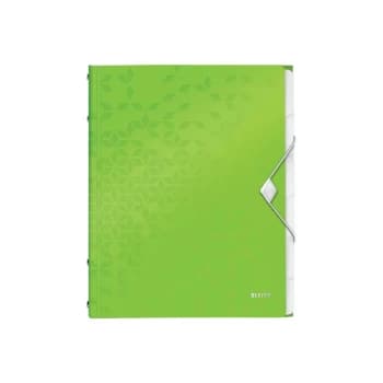 WOW Divider Book Polypropylene 6 Tabbed Dividers A4. Green - Outer Carton of 4