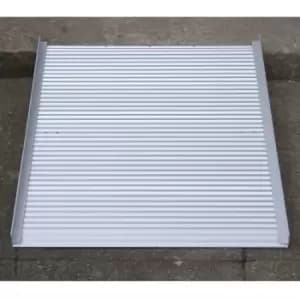 Aidapt Portable Roll Up Aluminium Ramp - Silver