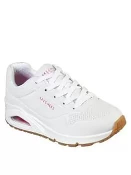 Skechers Uno Stand On Air Trainers - White, Size 3 Older