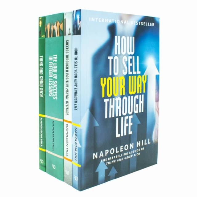 The Napoleon Hill Collection 4 Book Set Napoleon Hill Think and Grow Rich Classic Personal Development Napoleon Hill Books