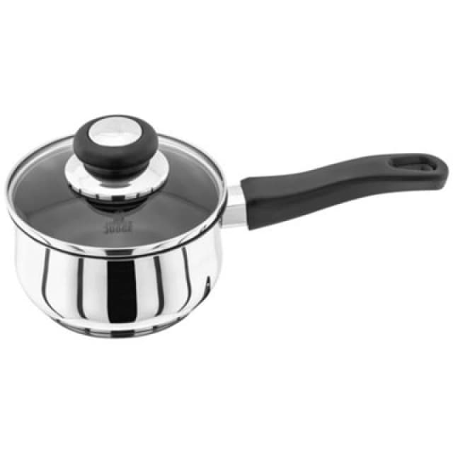 Judge Vista Stainless Steel Non-Stick Sauce Pan With Lid 14Cm / 900Ml - Silver
